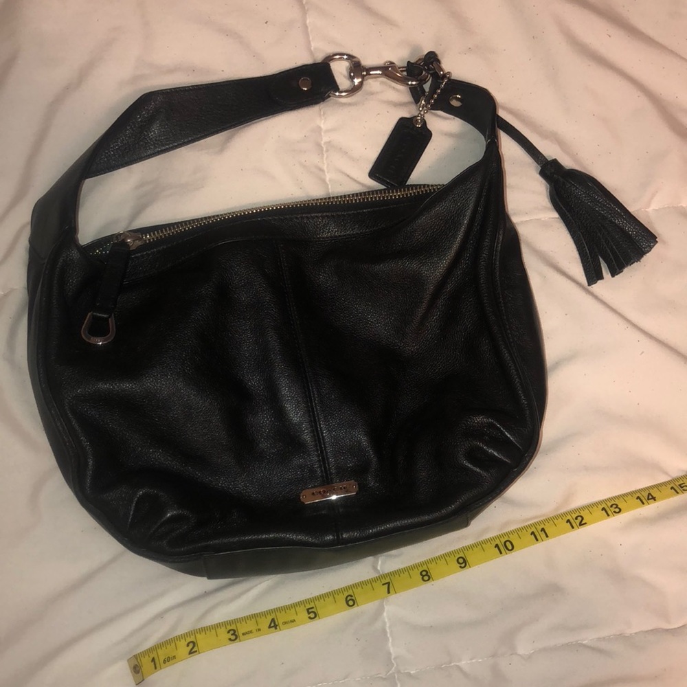 Genuine leather coach bag